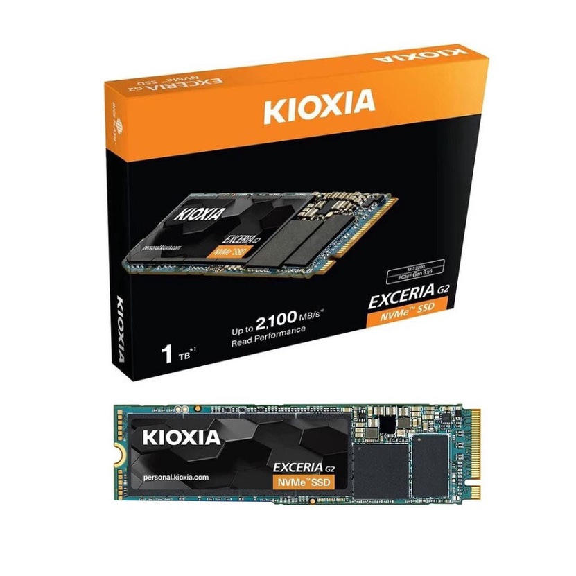 Kioxia RC20 EXCERIA G2 1TB M.2 2280 NVMe SSD - Read: 2100MB/s ...