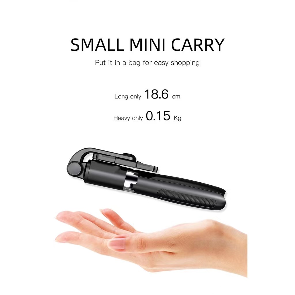 Wireless Bluetooth Selfie Stick Tripod Monopod Stand Phone Holder With Remote Control For Outdoor - Image 5