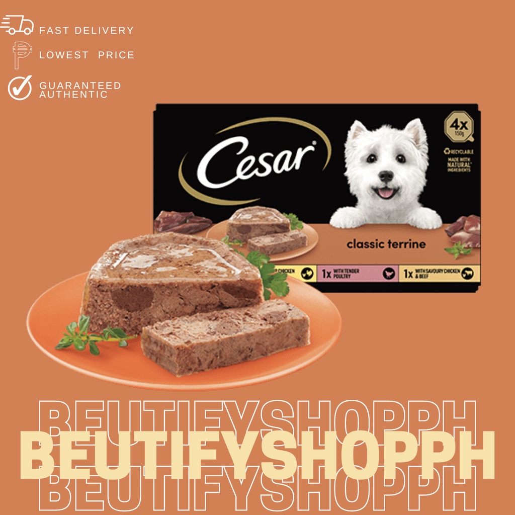 Cesar Wet Dog Food Classic Terrine Flavor (Set of One) Shopee