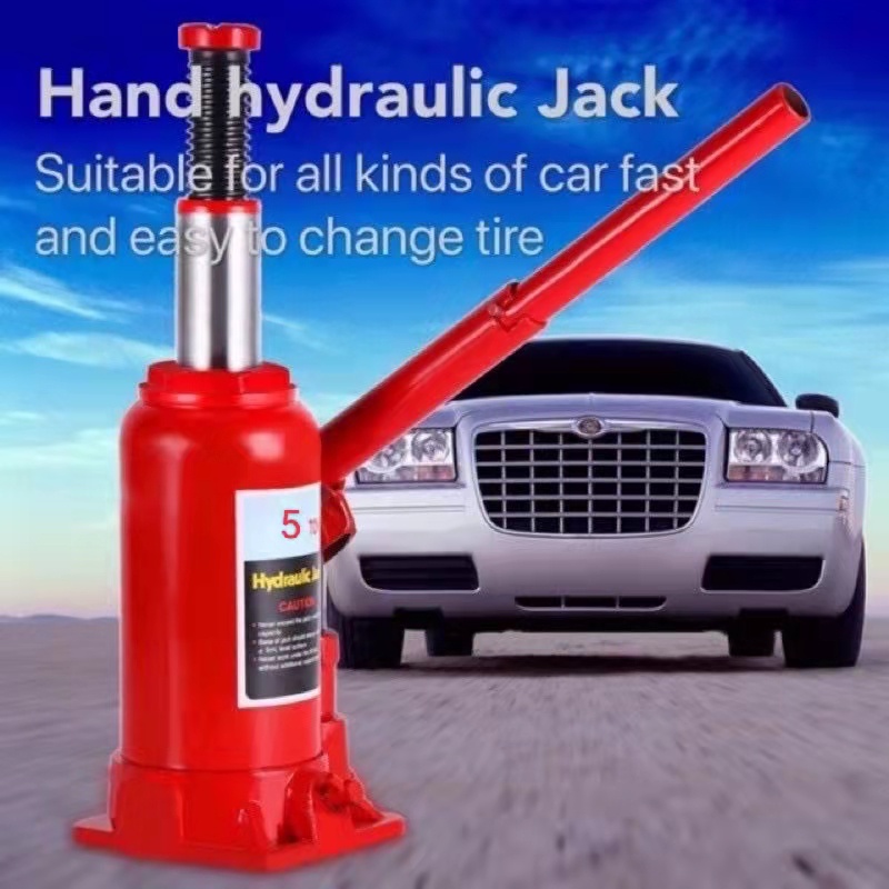 Car Hydraulic Jack 5 10Tons horizontal Jack Hydraulic Extra Heavy Duty Bottle Type Hydraulic