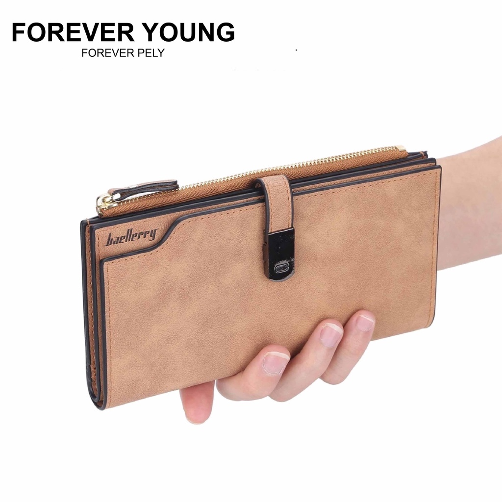 Forever Young Women TriFold Wallets Top Quality Card Holder Classic