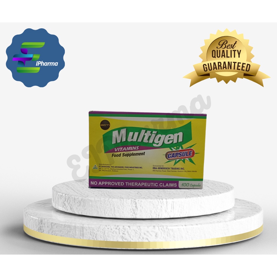 MULTIGEN CAPSULE MULTIVITAMINS BY 100 PIECES/BOX Shopee Philippines