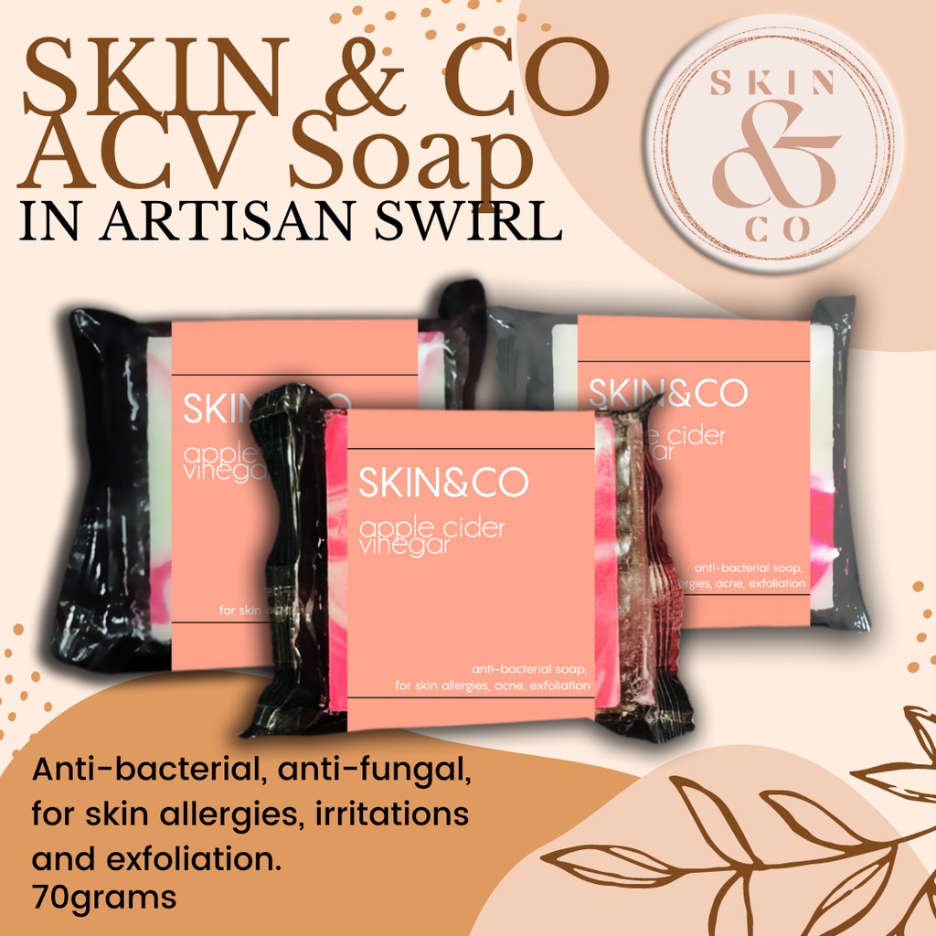 Skin & Co Apple Cider Vinegar Soap Antibacterial, Antifungal. For