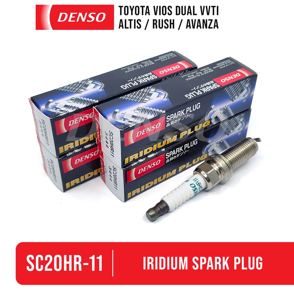 Denso SC20HR11 Iridium Spark plug for Toyota Vios Altis Avanza Rush ...