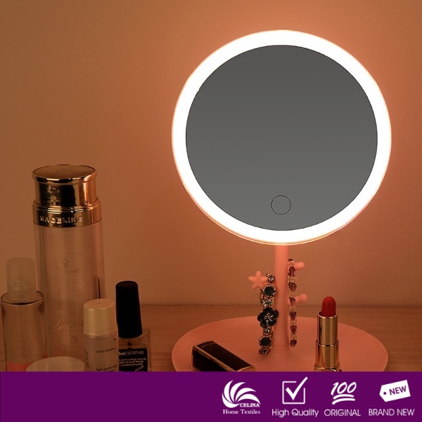 funky mirror Celina Home Textiles USB Rechargeable Makeup mirror light