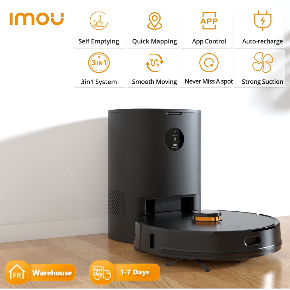 IMOU FullAutomation Robot Vacuum Cleaner with Selfempty Station,with