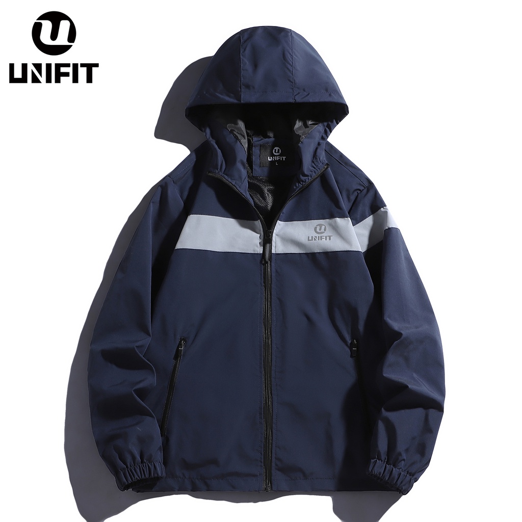 MOSO UNIFIT Windbreaker Jacket With Zipper Waterproof Hoodie Jacket