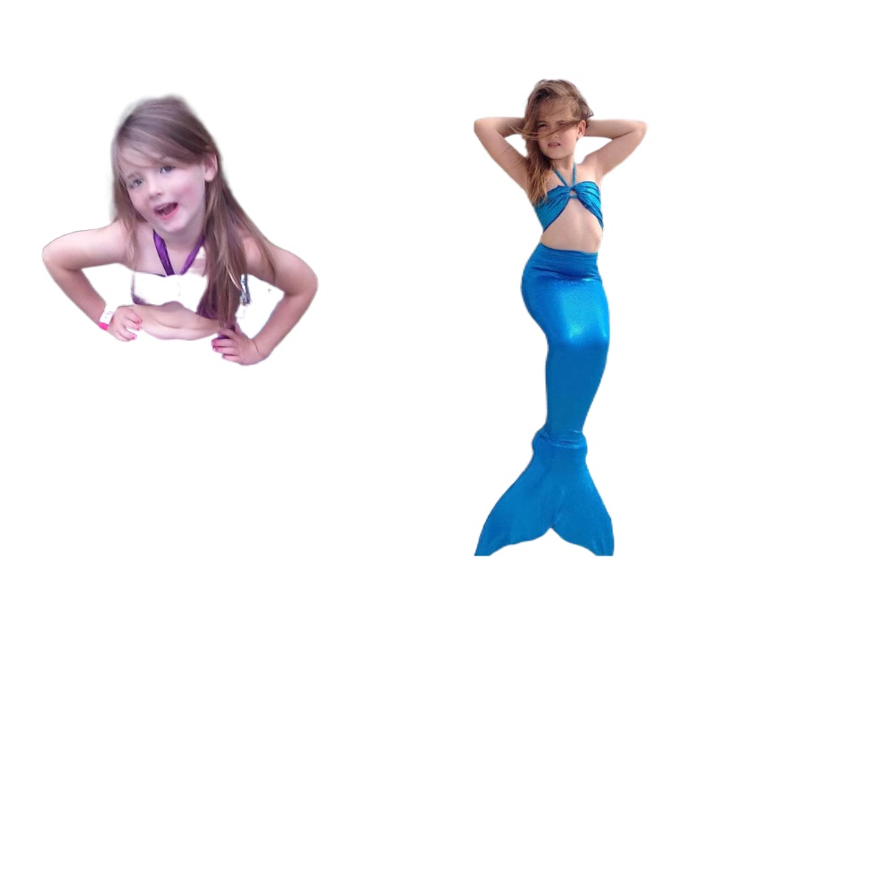 Swimmable Mermaid Tail Costumes The Little Mermaid Costume For Girl