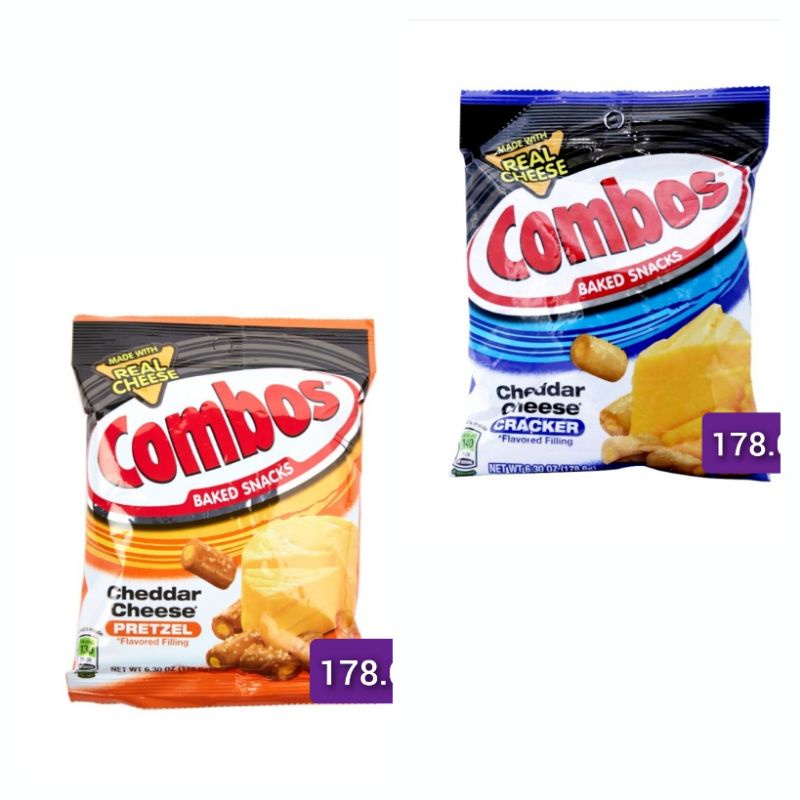 Combos Cheddar Cheese Crackers (178.6g) Shopee Philippines