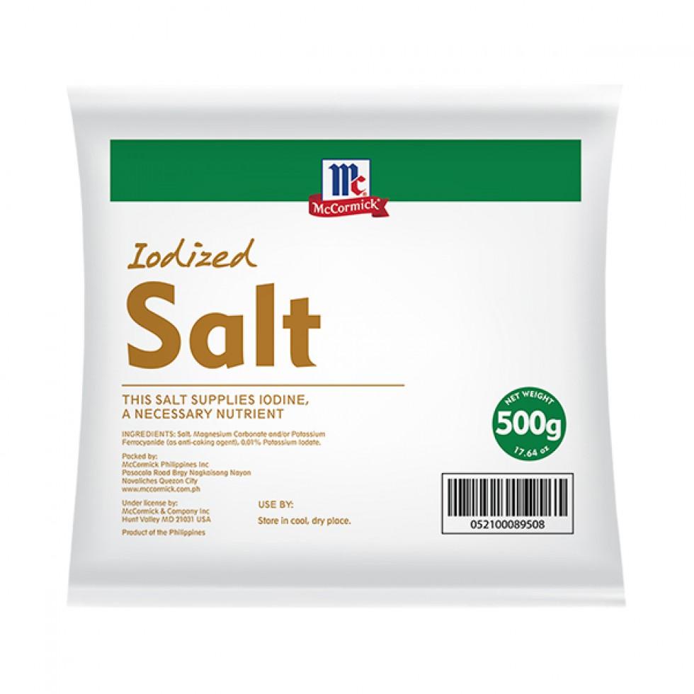 Mc Cormick Iodized Salt 500g Shopee Philippines