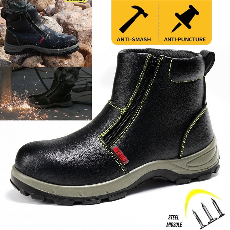 Quality Assurance HighCut Safety Boots Waterproof Shoes PunctureProof