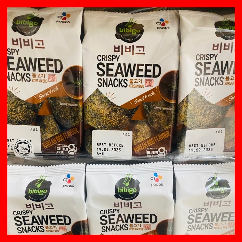 Bibigo Crispy Seaweed BBQ Flavor | Shopee Philippines