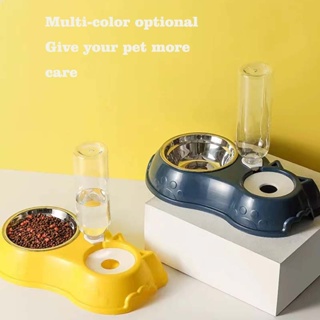 Pet Water&Food Bowl Automatic Pet Feeder Water Dispenser Cat Dog Drinking Bowl hot sell