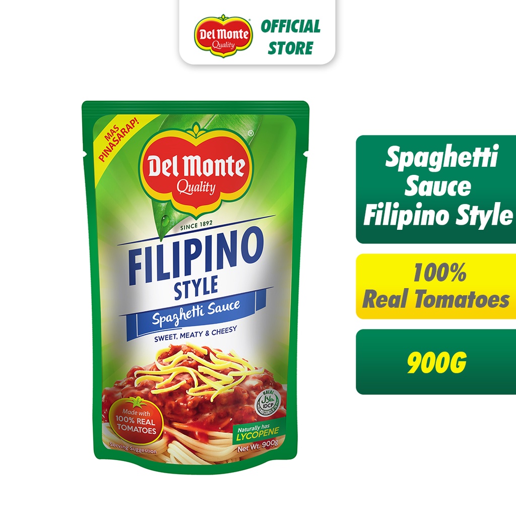 DEL MONTE Filipino Style Spaghetti Sauce the No. 1 Spaghetti Sauce in