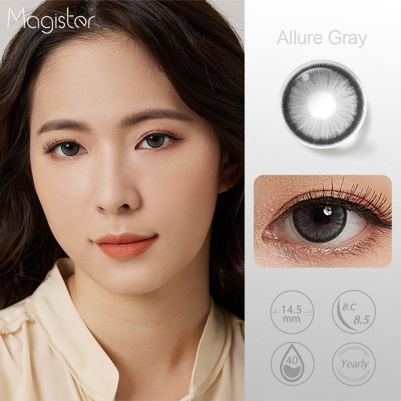 Contact lens with free lens case (Allure Gray) Shopee Philippines