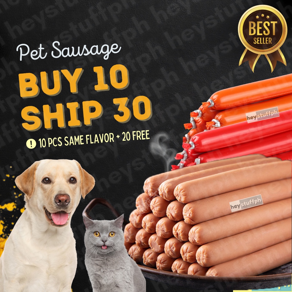 15 grams Sausage Pet Treat High Quality Pet Sausage Treat Pet Snack Dog Treat Cat Treat presyo ₱5