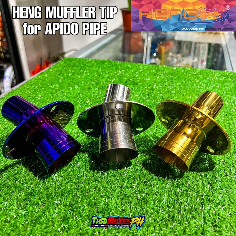 HENG MUFFLER TIP for APIDO PIPE (Wave 100, WAVE 125,etc) Shopee Philippines