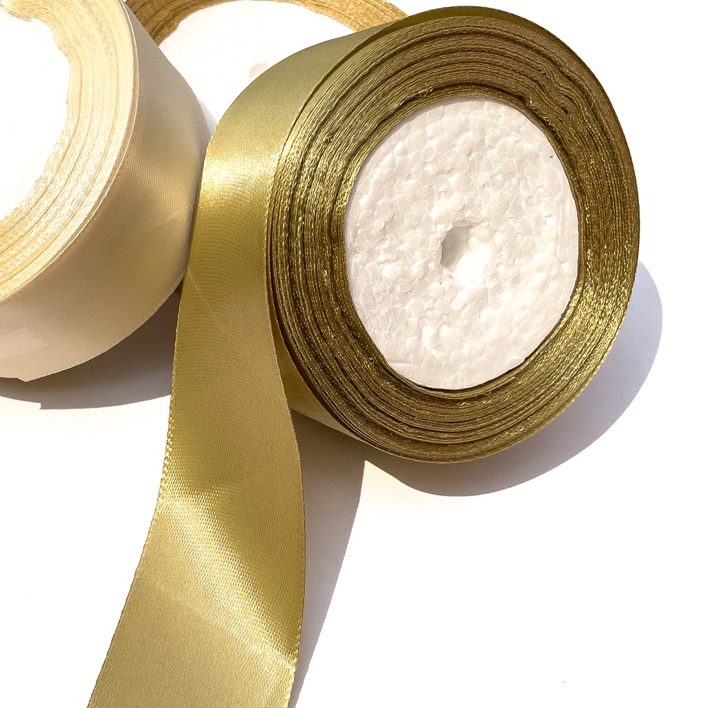 11/2 inch Satin Ribbon 40mm Single Faced Gift Wrapping Ribbons (25