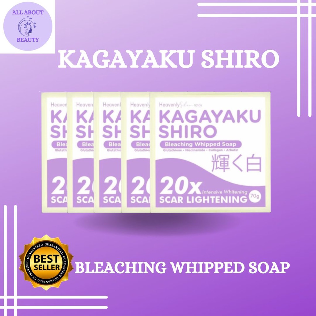 BEST SELLING SET OF 1 KAGAYAKU SHIRO 20X INTENSE BLEACHING WHIPPED SOAP
