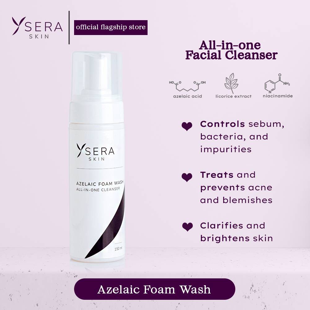 oxecure cleanser YSERA SKIN Azelaic Foam Wash All-In-One Cleanser◈