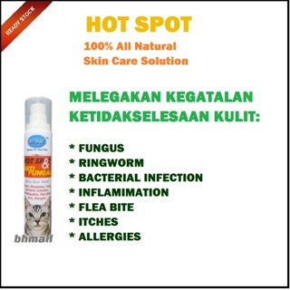 ☊◕▨Ready Stock Petpal Hot Spot & Anti-Fungal Spray (Cat) 50ML-RM28.00