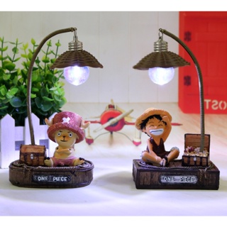 One Piece Monkey D Luffy, Tony Chopper Lamp Led Light Figure