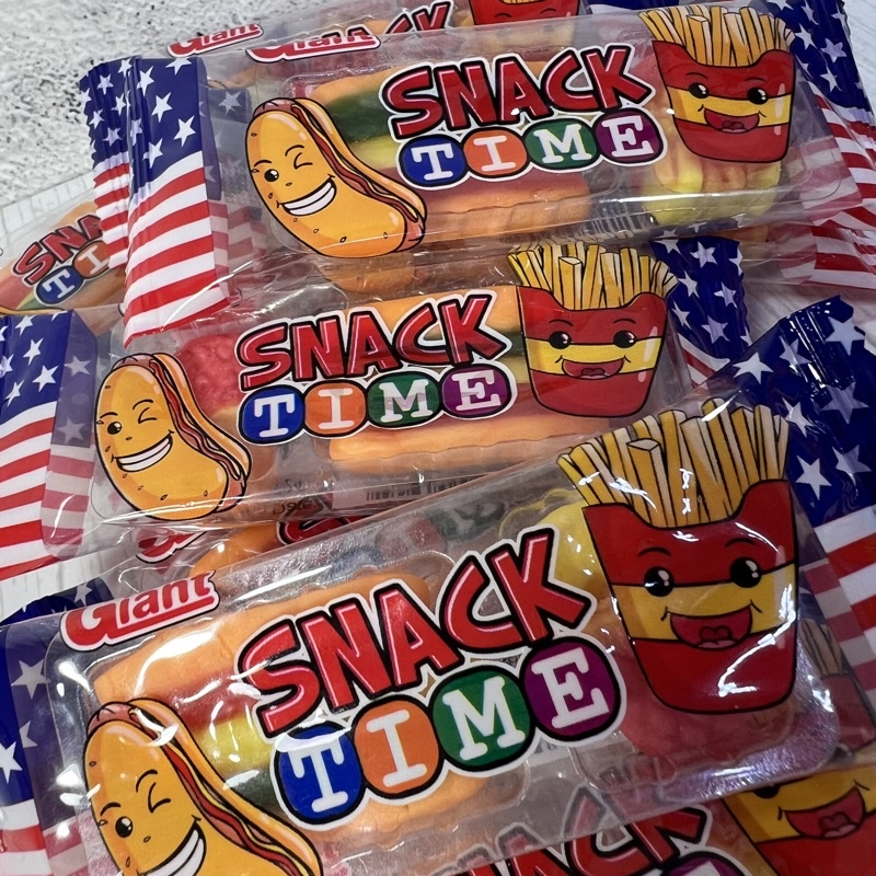Gummy Jelly Candy Snack Time Hamburger Fries Candy 30 pcs Shopee