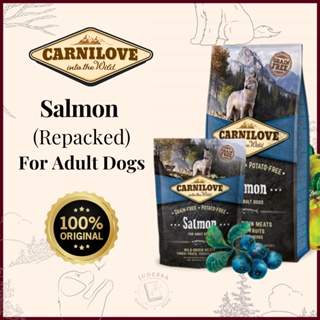 Carnilove Salmon for Adult Dogs 500g 1kg (Repacked) Dogs | High Quality Dry Dog food | Kibble