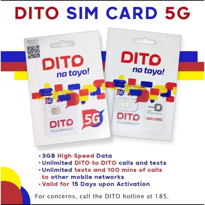 DITO Telecommunity Sim Card 5G | Shopee Philippines