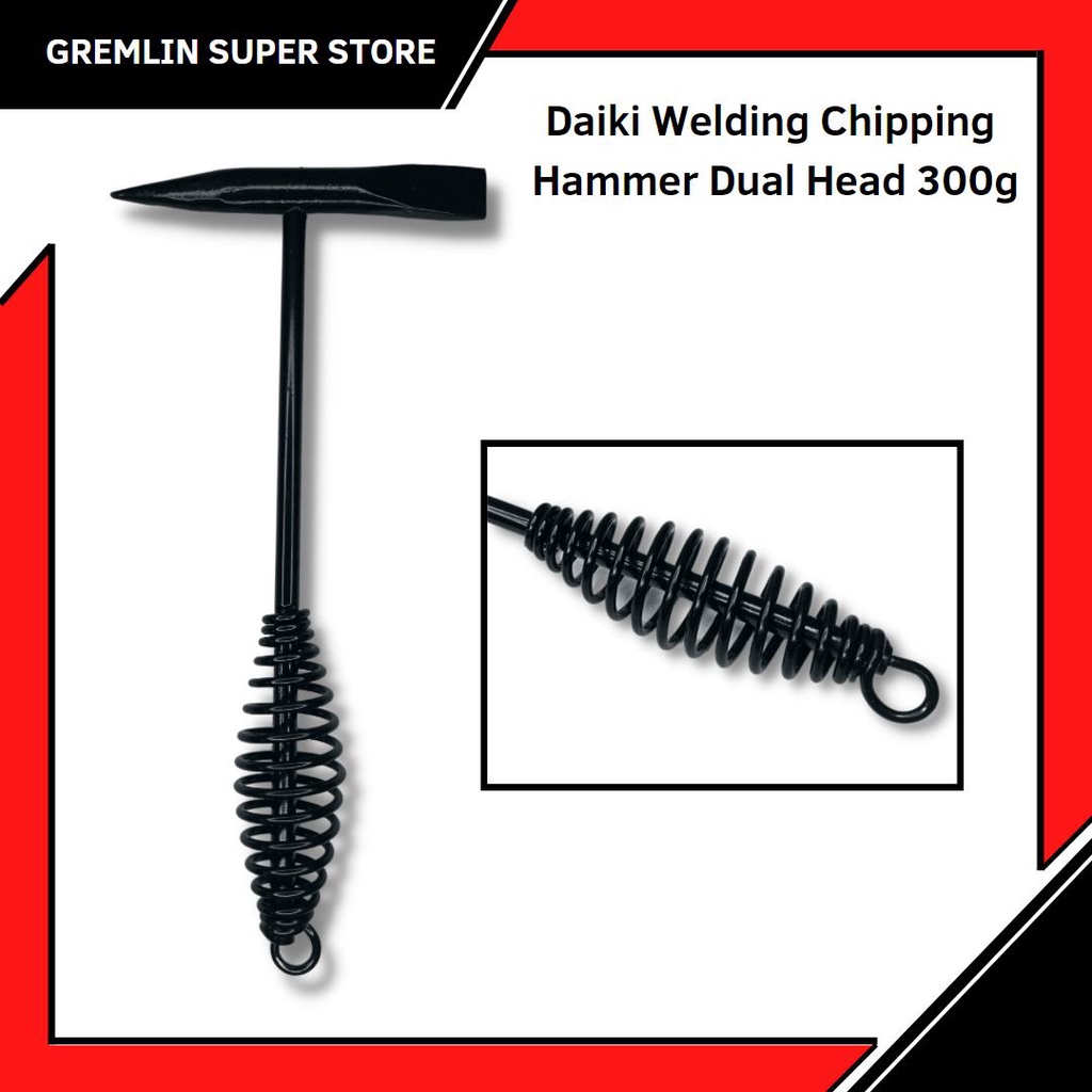 Daiki Welding Chipping Hammer Dual Head (300g) Shopee Philippines