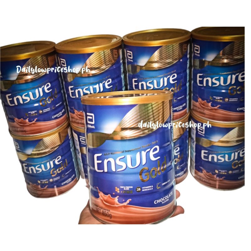 Ensure Gold Hmb Chocolate 850g Adult Supplement Powdered Milk Shopee Philippines