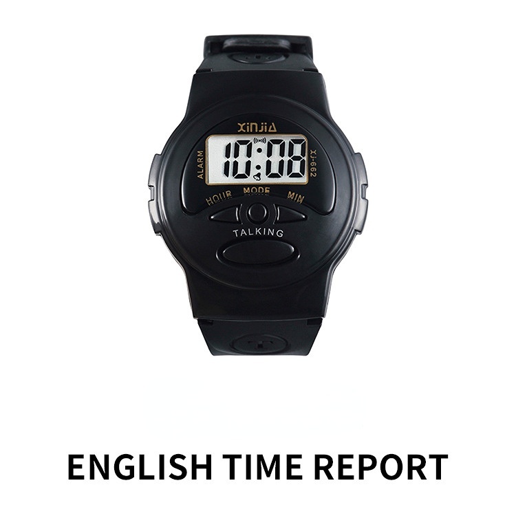 Simple Old Men and Women Talking Watch Speak English Blind Electronic