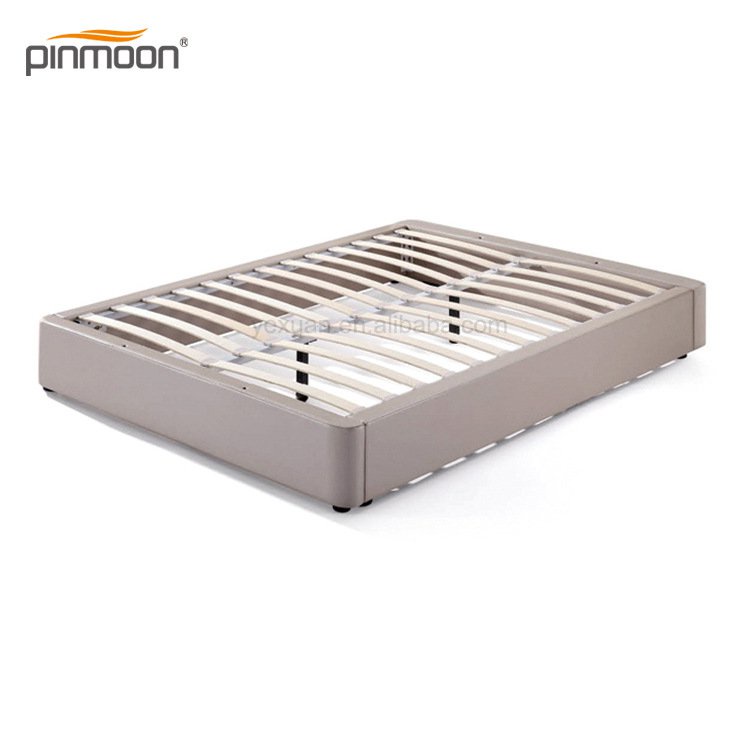 Nordic Solid Wood Tatami Bed Frame Soft Cover Bed Frame Hotel Bed Frame without Bedside HAIF