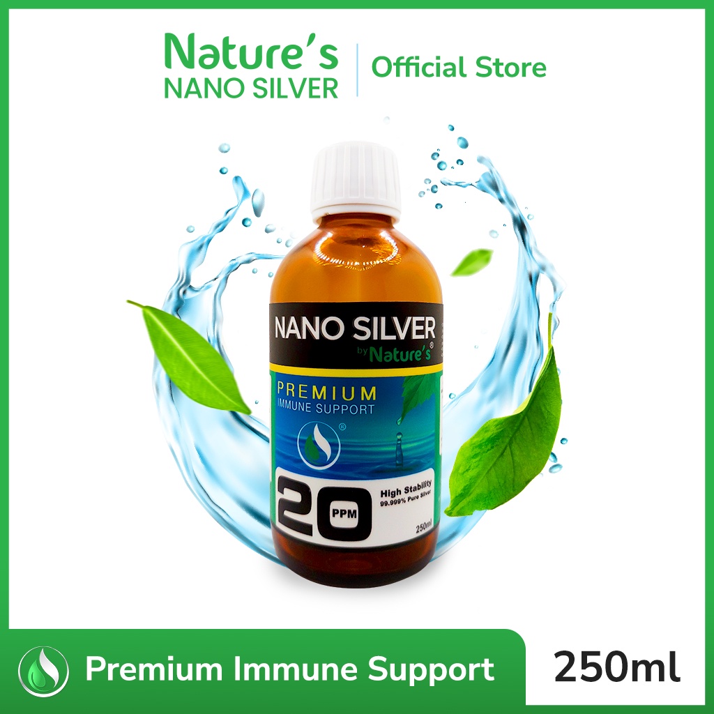 NanoSilver by NATURE’S Premium Immune Support - 250ml (8.4 oz) | Shopee ...