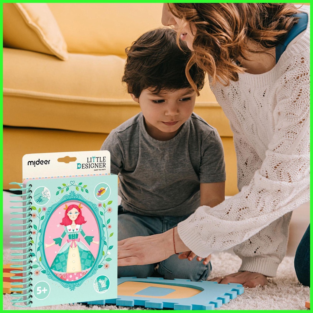 DIY Make Your Own Stickers for Kids Baby Girls 3D Cartoon Dressup Sticker for Laptop Book Educational Cognition fitshoph