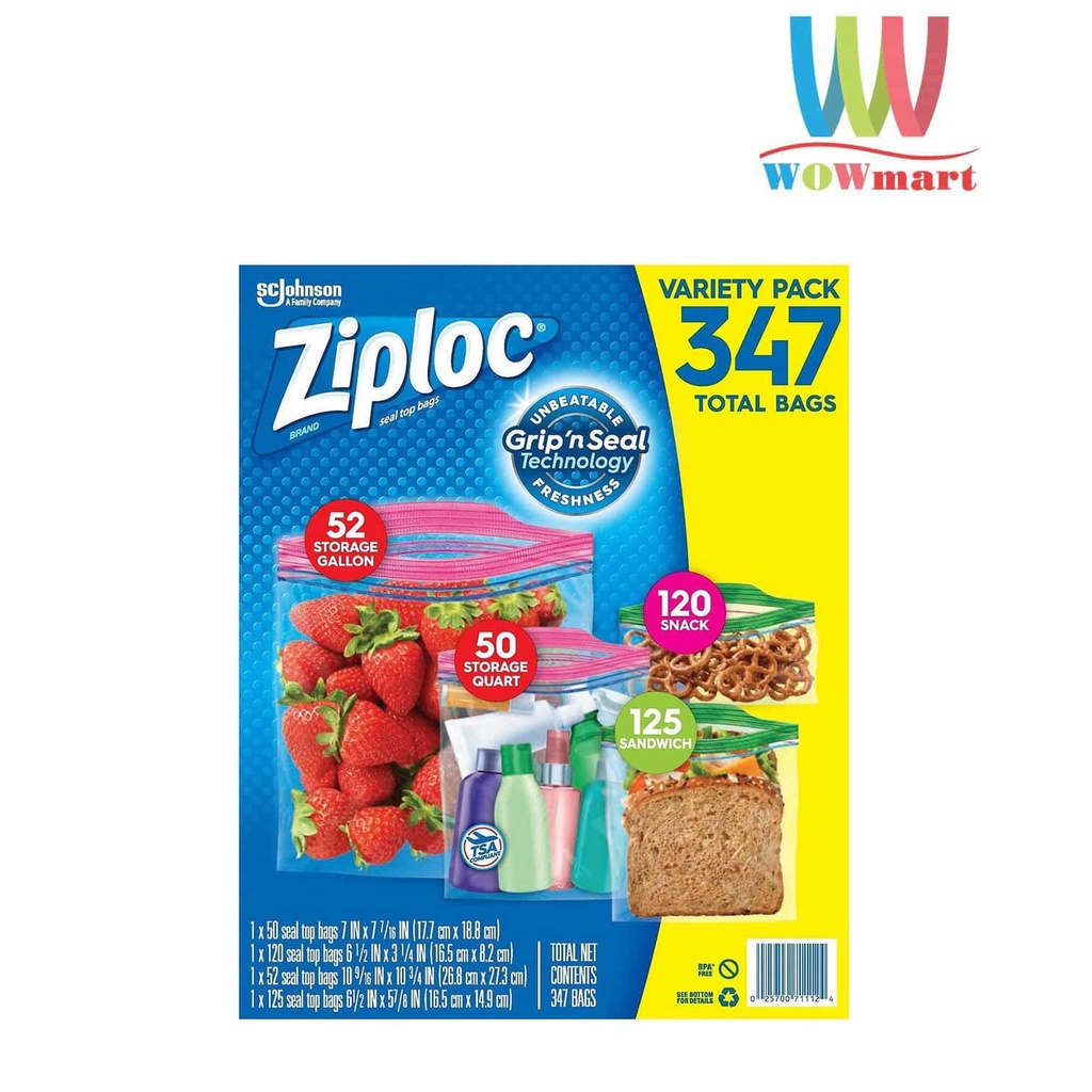 Ziploc Slider Storage Food Bag, Zippered Pliers Bag, Can Be Used Many