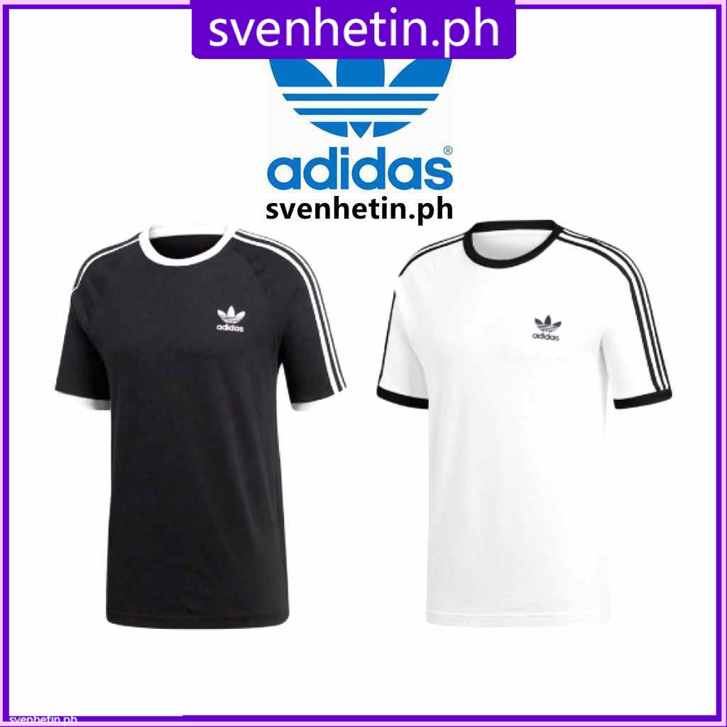 original Adidas men women T-shirt CW1202 CW1203 ED7482 white black Shopee Philippines