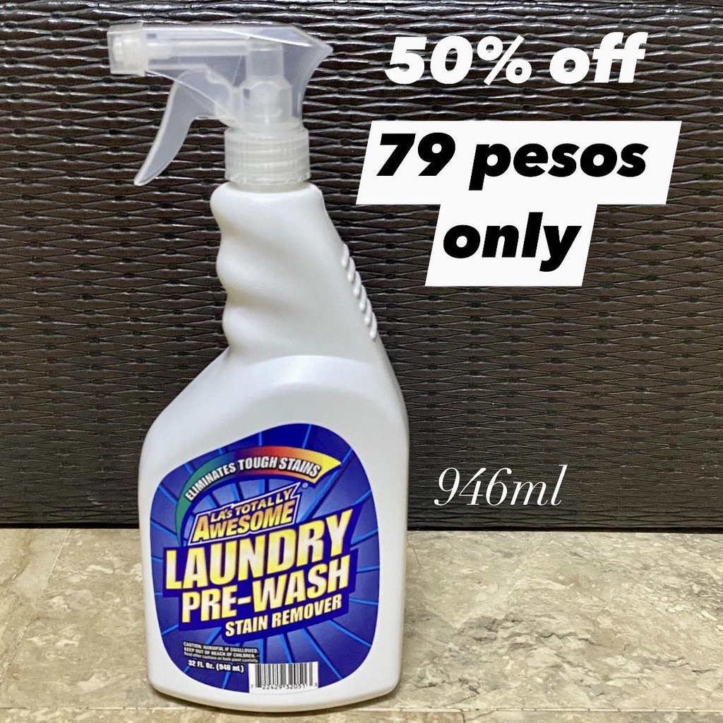LA's Totally Awesome Laundry PreWash Stain Remover 946mL Shopee
