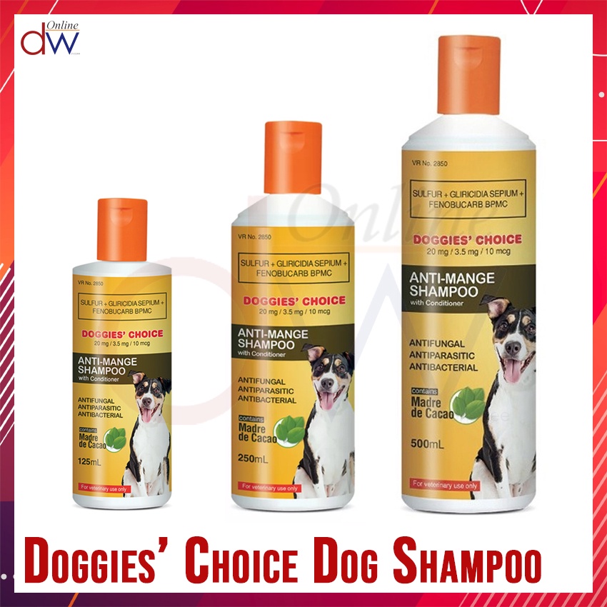 what dog shampoo is best for mange