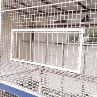 1Pc Racing Pigeon Cage Door Length 25.5cm Iron Entrance Wire Trap Door Curtain #3