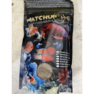 ❁۞Watchupong Granules Grow Out Growout Powder Fry Booster 100g Betta Fish Food Fish Essentials
