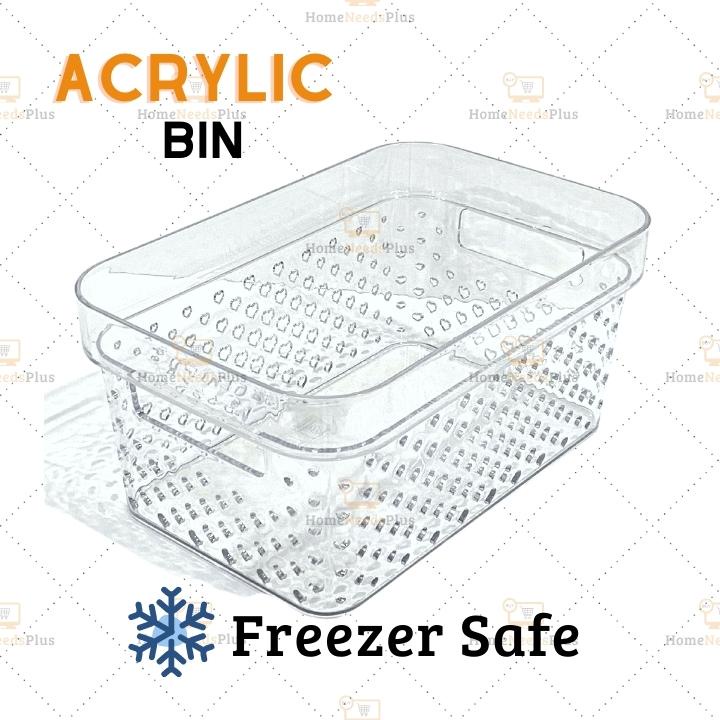 Acrylic Refrigerator Organizer Freezer Safe Food Container Storage Home