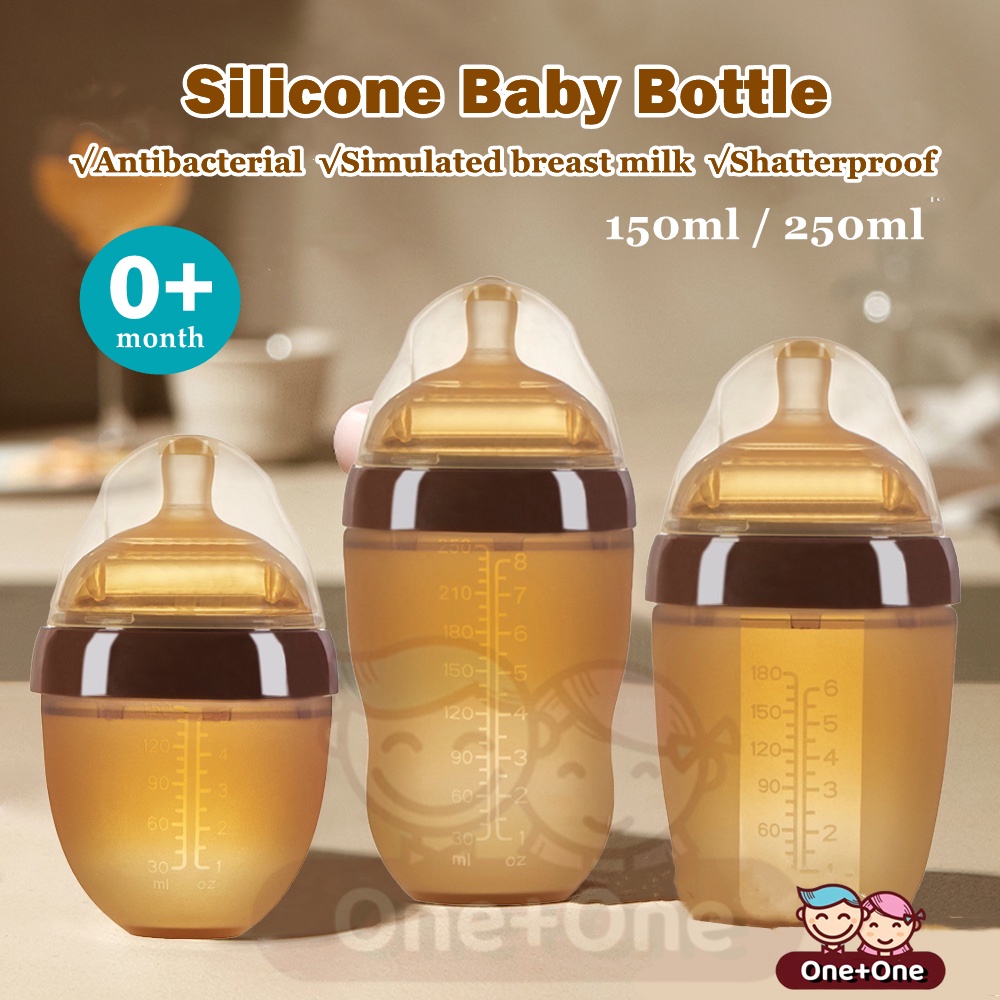 Close to Nature Baby Feeding Bottle With Handle Newborn Baby Natural