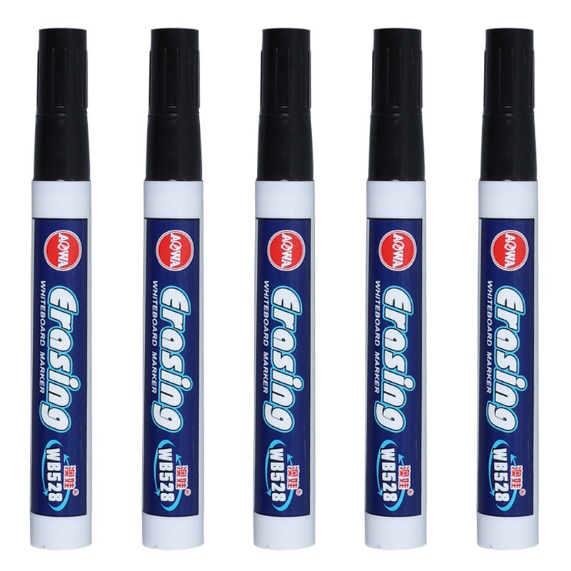 WB528 Erasing Whiteboard Marker Waterbased Pen Red Blue Black Office