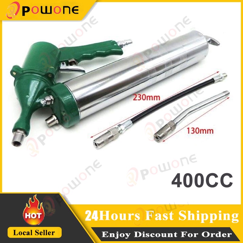400cc Heavy Duty Pneumatic Grease Gun Manual High Pressure Air Pressure