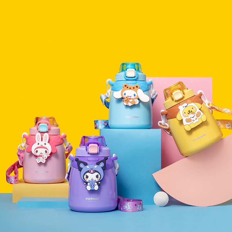 MINISO Premium Product Thermos Cup Sanrio Fun Travel Cute Big Belly
