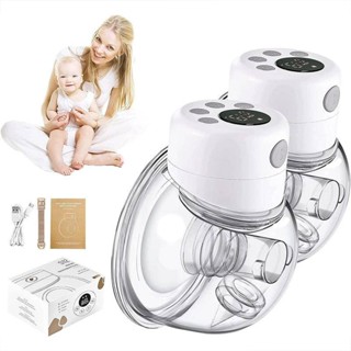 LED digital display S12 HANDSFREE Wearable Breast pump With Timing Function +free 10pcs milk bag #9
