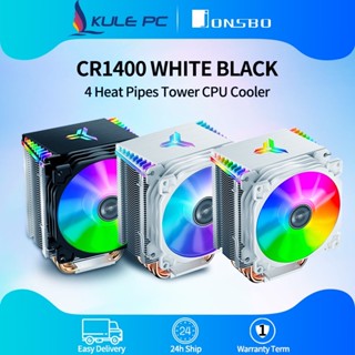 [Ready Stock]Jonsbo CR1400 Tower CPU Cooler 92mm Fan Colorful White/Black/ARGB PWM 4Pin 12V Colorful Streamer Light Effect Support 1700 Pin AM4 Multi-Platform With Thermal Paste