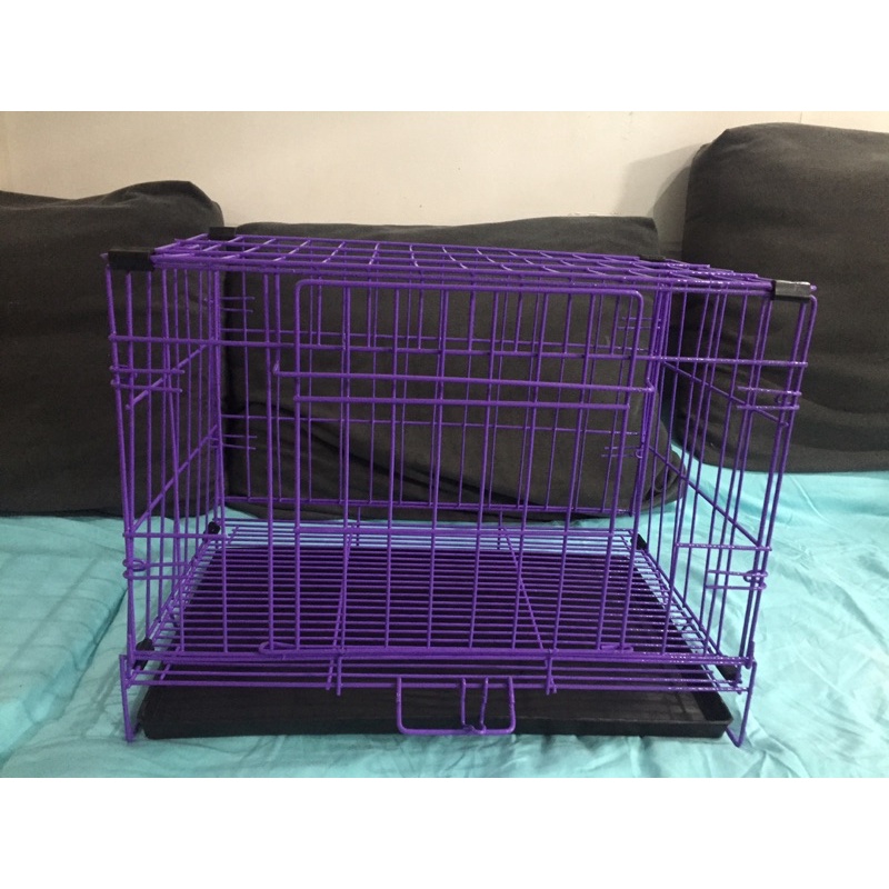 Medium collapsable dog cage with poop tray (19x12) Shopee Philippines