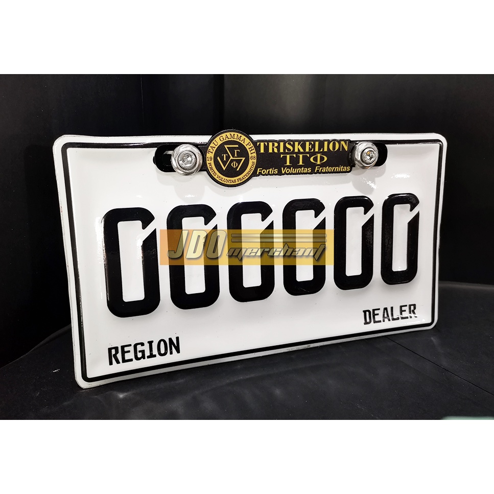 Tau Number Plate